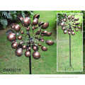 Wholesale metal windmill garden stake ornament, Garden Wind Spinners Stake